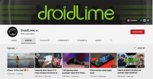 foto channel droidlime yang membahas seputar handphone dan teknologi