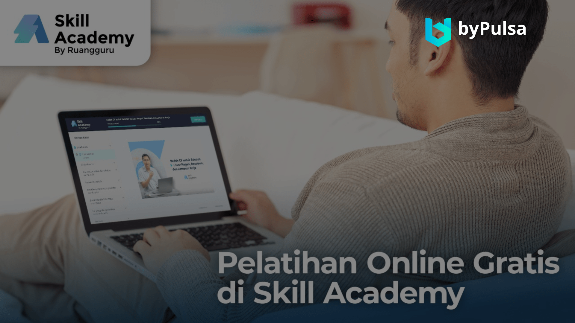 Situs untuk melakukan pengembangan diri yaitu Skill Academy dengan kemudahan mendaftar menggunakan Kartu prakerja