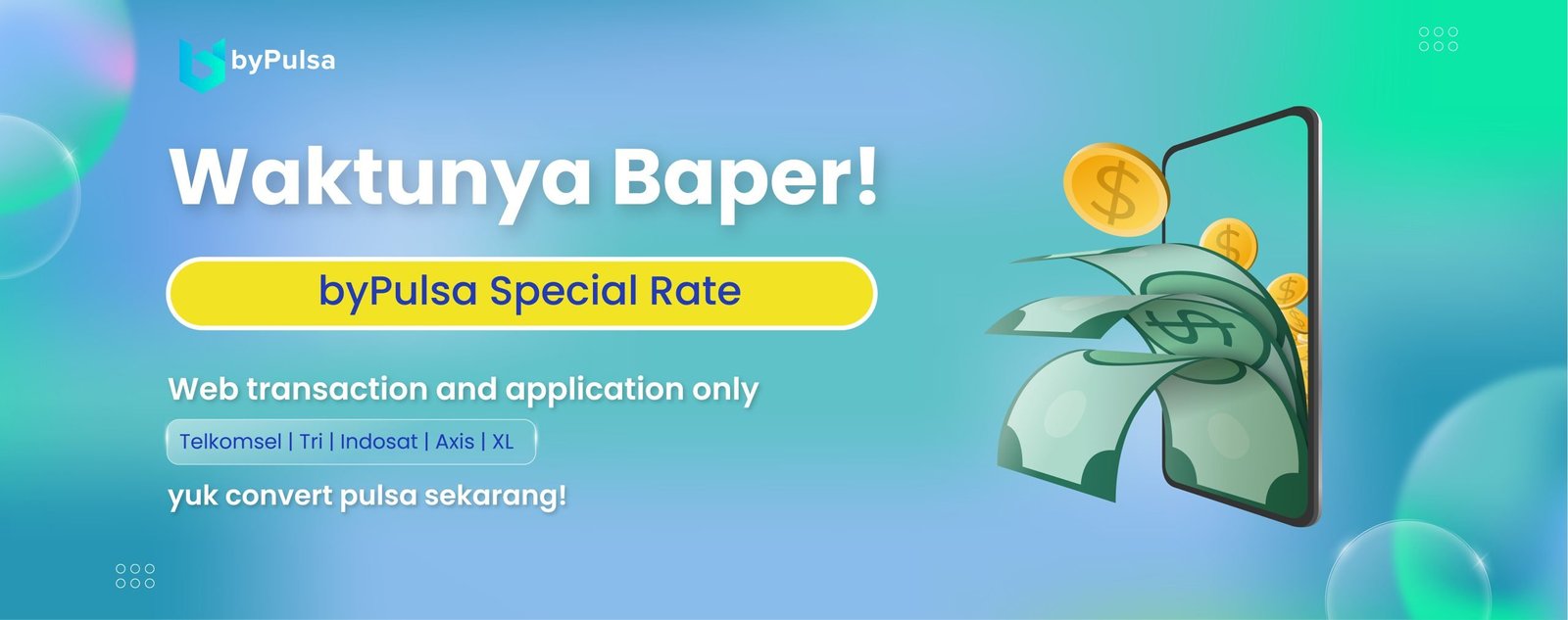 Promo byPulsa Special Rate tiap hari Sabtu dan Minggu